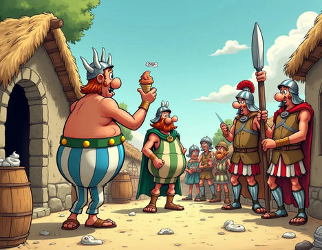 Astérix et Obélix chez les Esquimaux Une Histoire Givrée Gauloise - Gelmix