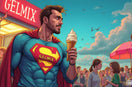 Super Gelmix Le Justicier de la glace italienne vanille - Gelmix
