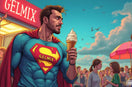 Super Gelmix Le Justicier de la glace italienne vanille - Gelmix