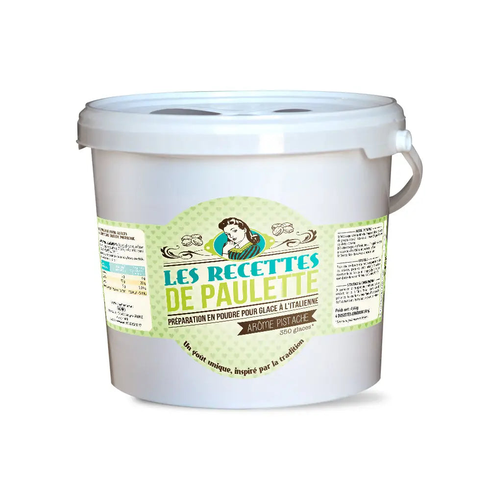 Eimer voll mix à glace Italienisch Aroma Pistazie – Süße Persiens | Les Recettes de Paulette