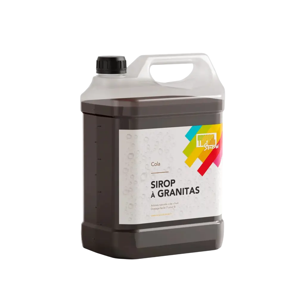 Sirop à Granitas Arôme Cola - Saveur Authentique et Haute Rentabilité